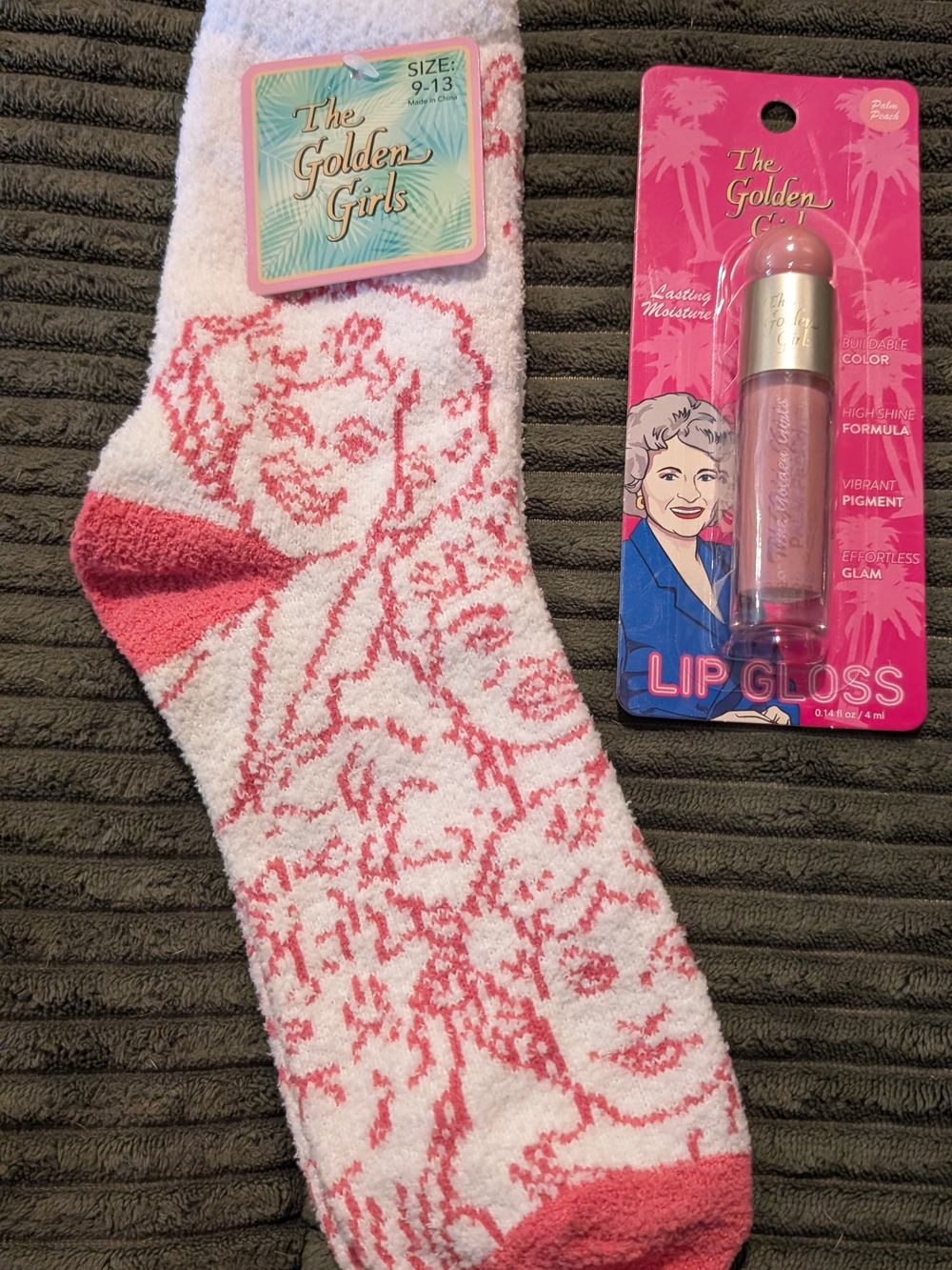 New Golden Girls Bundle Socks And Gloss
